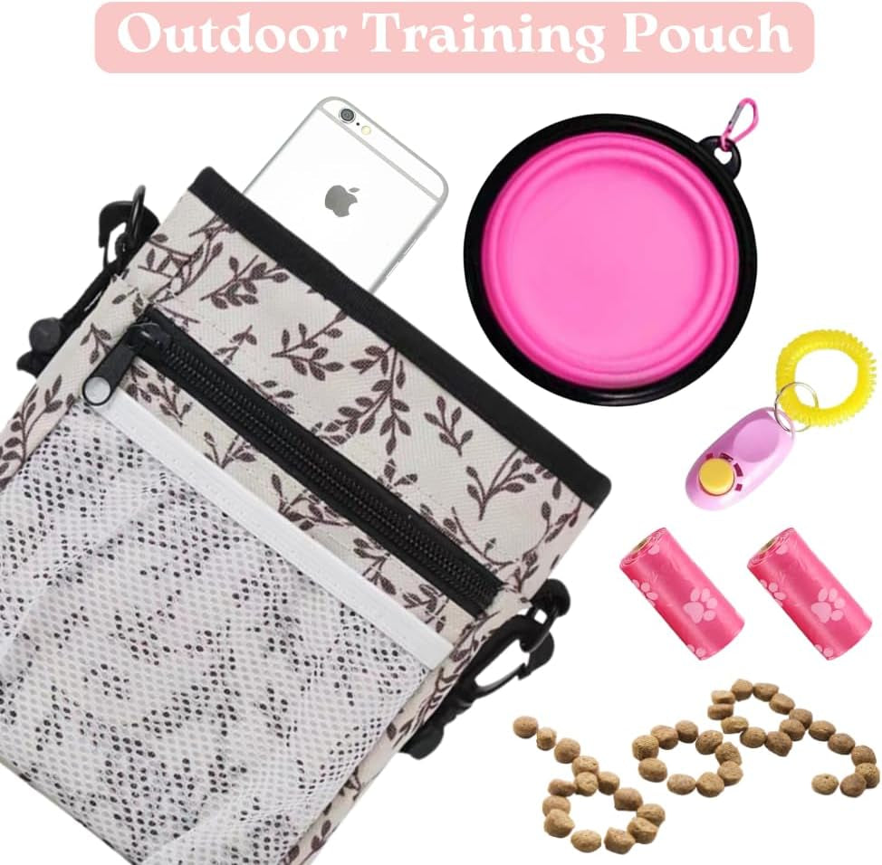 Pupluxe 22-Piece Puppy Starter Kit – Perfect Training Essentials Bundle for New Puppy Owners, Pink