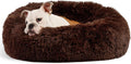 Small Calming Dog Bed - Anti-Anxiety, Washable, Fluffy, Waterproof, Anti-Slip Base