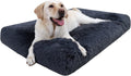 Orthopedic Dog Bed - Large, Washable Cover, Waterproof, Non-Slip, 35x23 Inches, Dark Grey