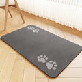 Pet Feeding Mat-Absorbent Pet Placemat for Food and Water Bowl, Dog Food Mat with Waterproof Rubber Backing, No Stains Quick Dry Water Dispenser Mat for Dog and Cat, Dark Gray-12