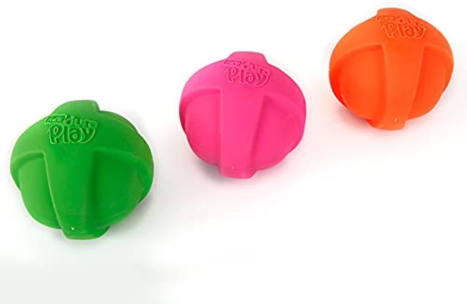 Hartz Dura Play 3-Pack Squeak Ball Toy for Small Breeds: Bacon Scented