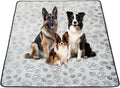 Qeils Reusable Washable Puppy Pads - 2 Pack Waterproof Non-Slip, Absorbent Training Mats for Crates, Playpens