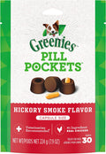 Greenies Pill Pockets for Dogs, Real Peanut Butter Flavor, Capsule Size Soft Treats, Easy-to-Give Pill-Hiding Dog Snacks