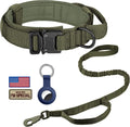 DAGANXI Tactical Dog Collar - Adjustable Military Training Collar with Handle and Metal Buckle for Medium/Large Dogs