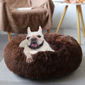 Small Calming Dog Bed - Anti-Anxiety, Washable, Fluffy, Waterproof, Anti-Slip Base