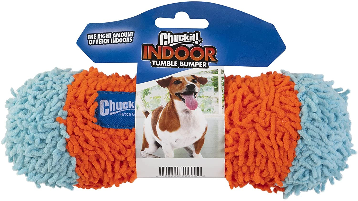 Chuckit Indoor Fetch Ball: Soft, Durable Dog Toy, 4.75 Inch, Orange/Blue