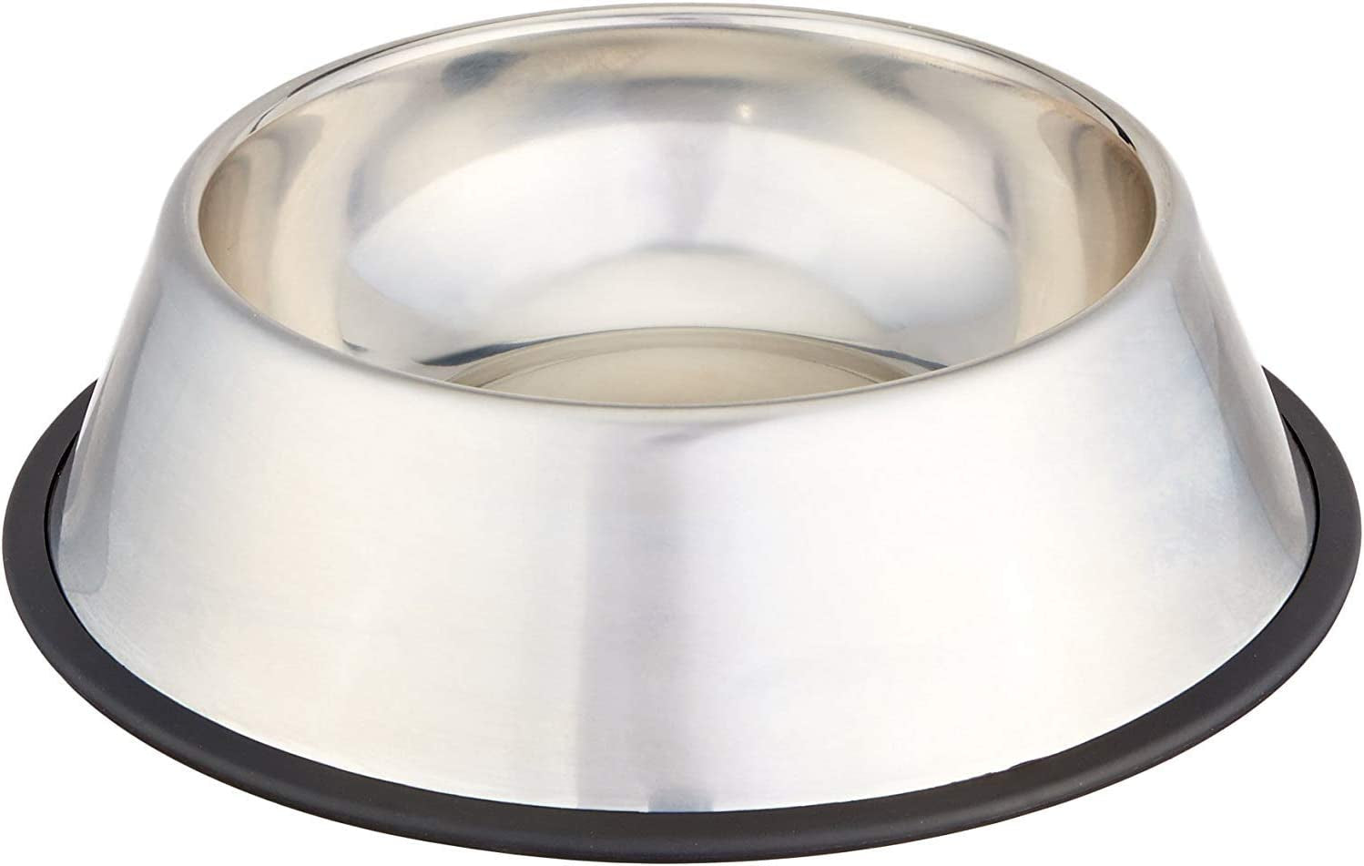 2-Pack Stainless Steel Dog Bowls: Non-Skid, 10x2.8 Inches, 4 Cups Each