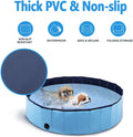 Portable Foldable Dog Pool, PVC, Suitable for Indoor & Outdoor Use, 32