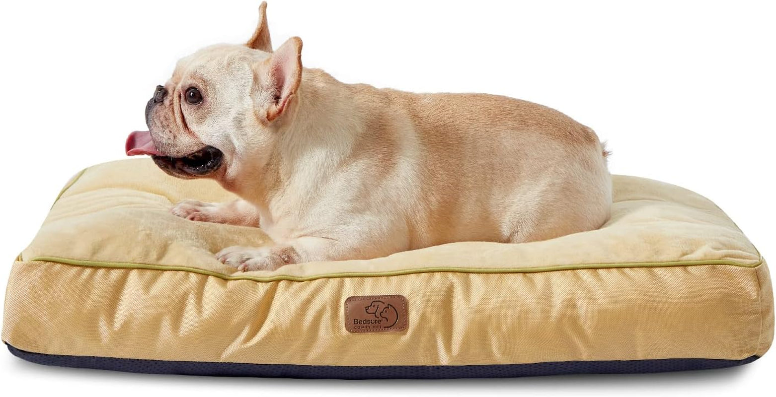 Bedsure Waterproof Large Dog Bed - 4 Inch Thick, Washable Cover, for Dogs up to 80lbs