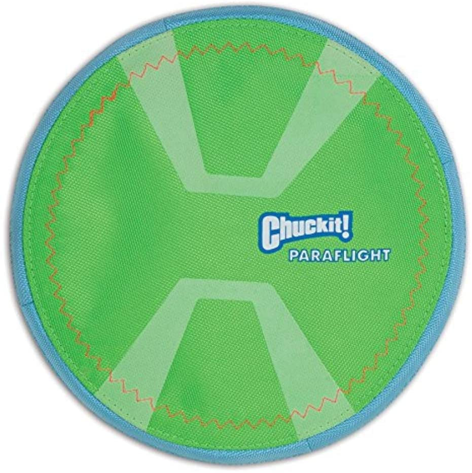 Chuckit! Paraflight Small Flying Disc: 6.75", Orange and Blue, for Dogs