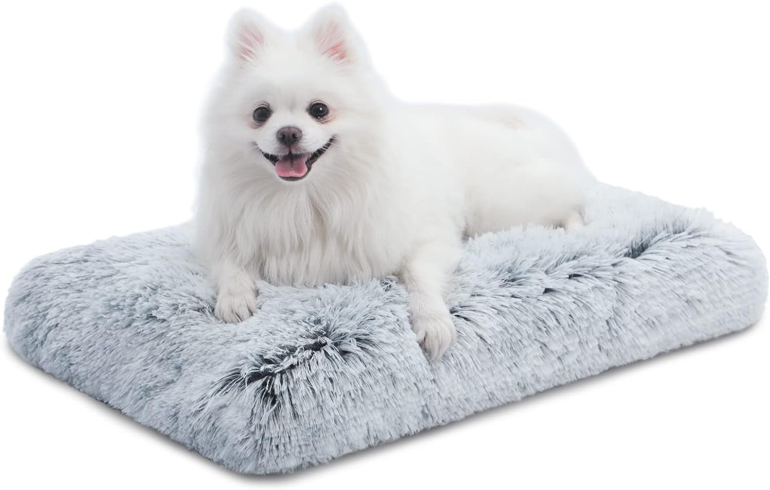 Orthopedic Dog Bed - Large, Washable Cover, Waterproof, Non-Slip, 35x23 Inches, Dark Grey