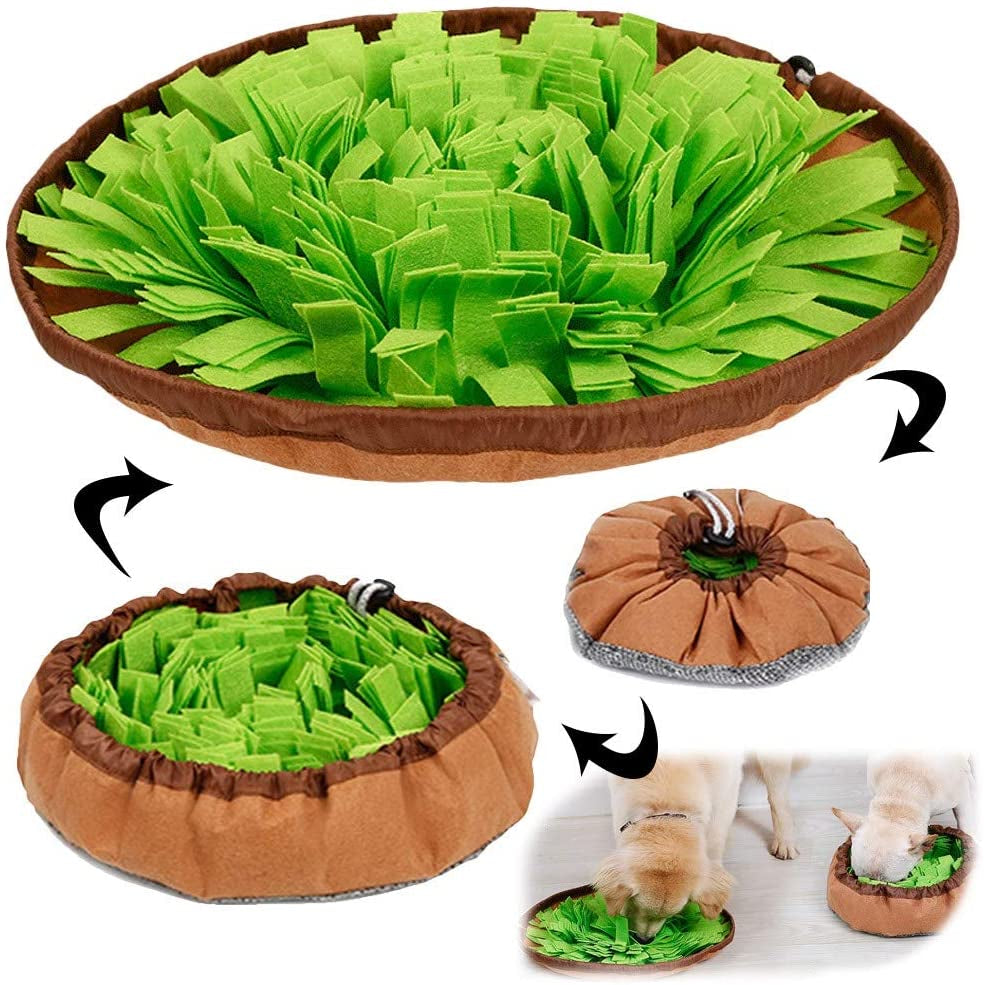 Pet Snuffle Mat: Interactive Foraging Skills Game for All Dogs, Indoor/Outdoor Stress Relief