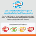 Nylabone Puppy Ring Bone Chew Toy - Chicken Flavor Teething Toy for Small Puppies, Petite Size