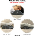 Large Dog Bolster Pillow/Headrest, High Resilience Foam for Cervical Neck Support, Machine Washable Cover