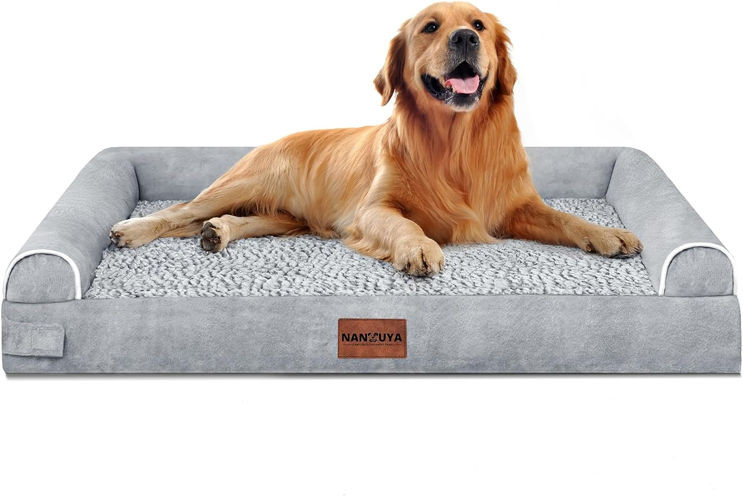 Large Orthopedic Dog Sofa Bed: Memory Foam, Waterproof, Removable Cover, Washable