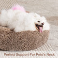 Perpets Donut Cuddler Dog Bed - Orthopedic, Ultra Soft, Washable, Rounded Shape