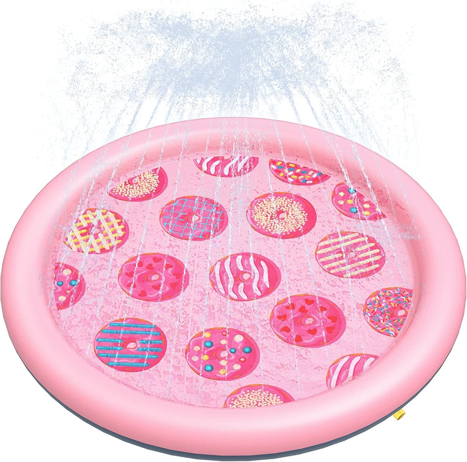 Peteast 67" Anti-Slip Dog Splash Pad, BPA-Free, 0.58mm Thick - Blue