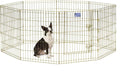 Midwest Foldable Metal Dog Exercise Pen – Portable Pet Playpen, Durable & Secure Outdoor/Indoor Dog Exercise Enclosure