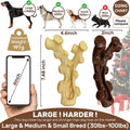 2-Pack Tough Dog Chew Toys for Aggressive Chewers: Durable, Teeth Cleaning, Medium/Large Breed