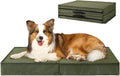 EHEYCIGA Large Orthopedic Dog Bed - Foldable, Waterproof, Washable Cover, 36