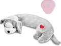 Heartbeat Puppy Toy - Calming Aid for Anxiety Relief & Behavioral Training - Plush White Stuffed Animal for Crate & Kennel Training