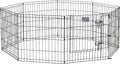 Midwest Foldable Metal Dog Exercise Pen – Portable Pet Playpen, Durable & Secure Outdoor/Indoor Dog Exercise Enclosure