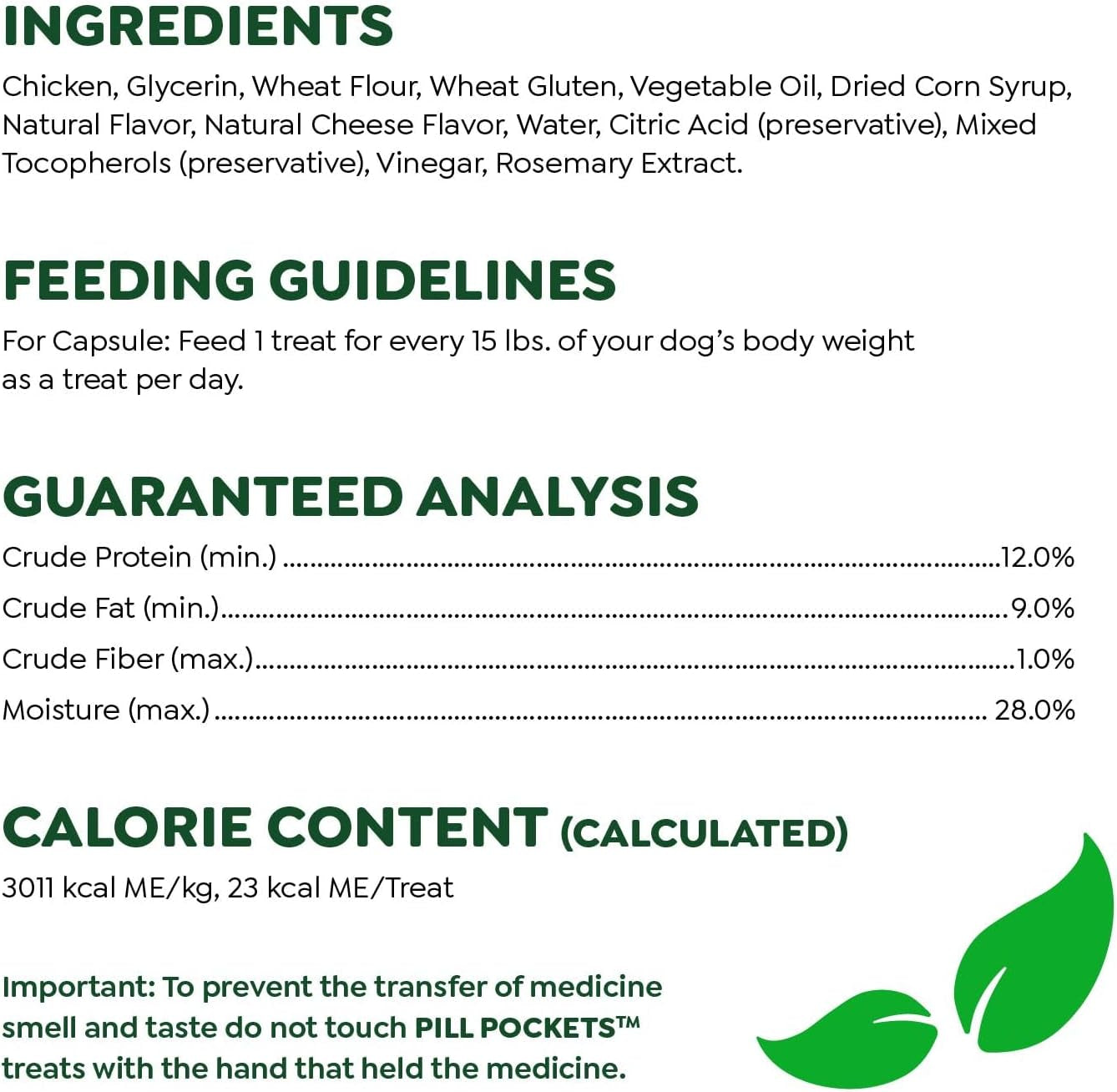 Greenies Pill Pockets Dog Treats, Cheese Flavor, Natural Soft Capsule-Size Treats for Dogs, for Easy Pill Administration