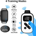 Petjoy Shock Collar for Large Dogs, Automatic Bark Collar, Auto Bark and Training Collar Combo - 3 Dog Shock Collar with Remote, Beep, Vibration and Shock