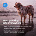 Halo Collar 3 – Wireless GPS Dog Fence & Training Collar with Real-Time Tracking, Waterproof and GPS-Enabled