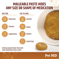 Pet MD Wrap a Pill – Peanut Butter Flavored Pill Paste for Dogs, Easy-to-Use Paste to Hide Pills and Medications