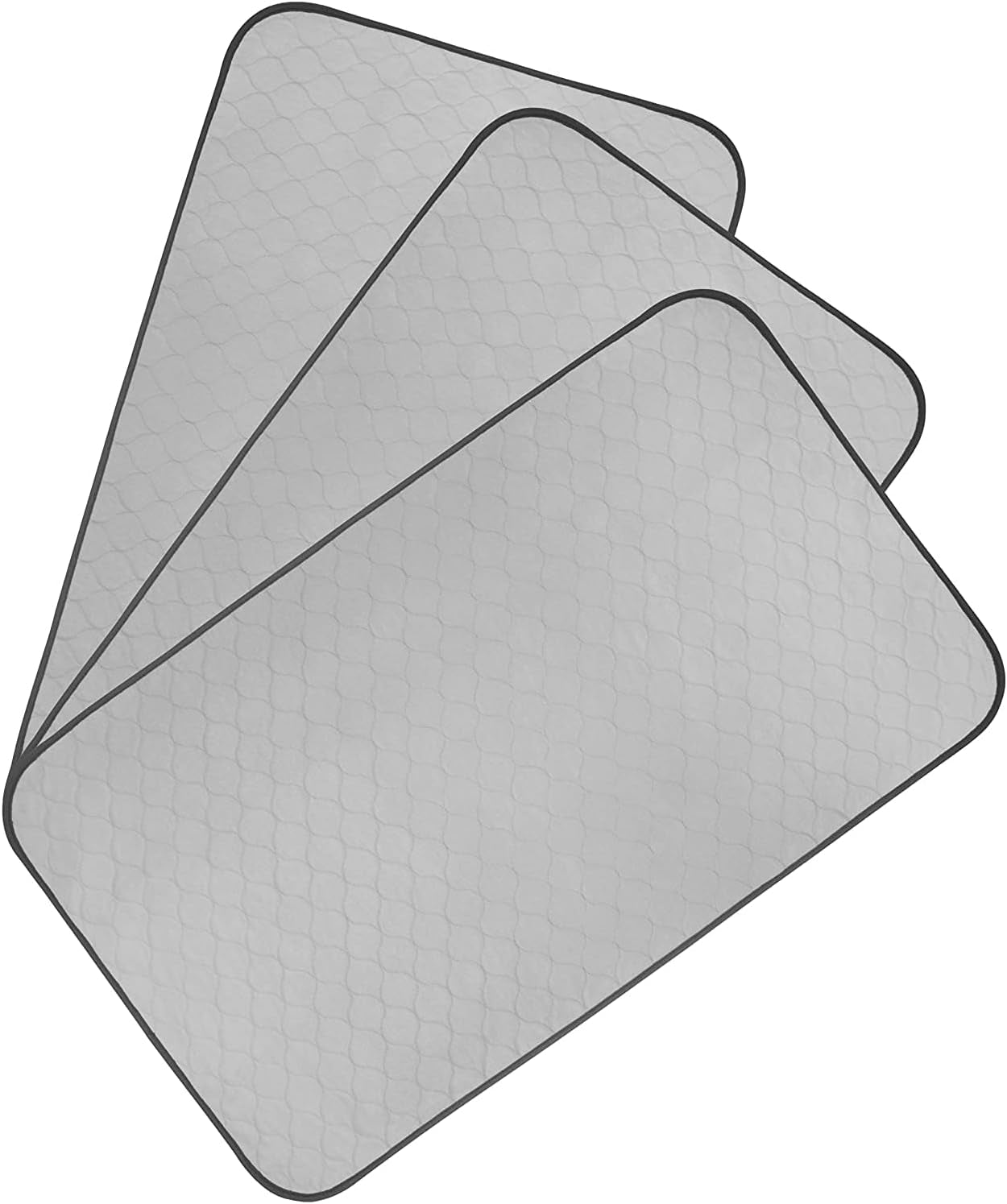 PET MAGASIN Reusable Washable Pet Pads - Highly Absorbent, Waterproof Bottom, Perfect for Crates & Training, 3 Pack