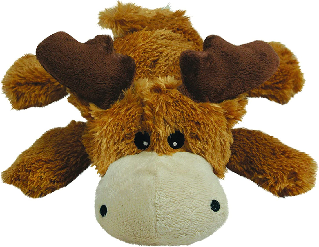 KONG Cozie Marvin Moose Squeaky Indoor Plush Toy for Small Dogs