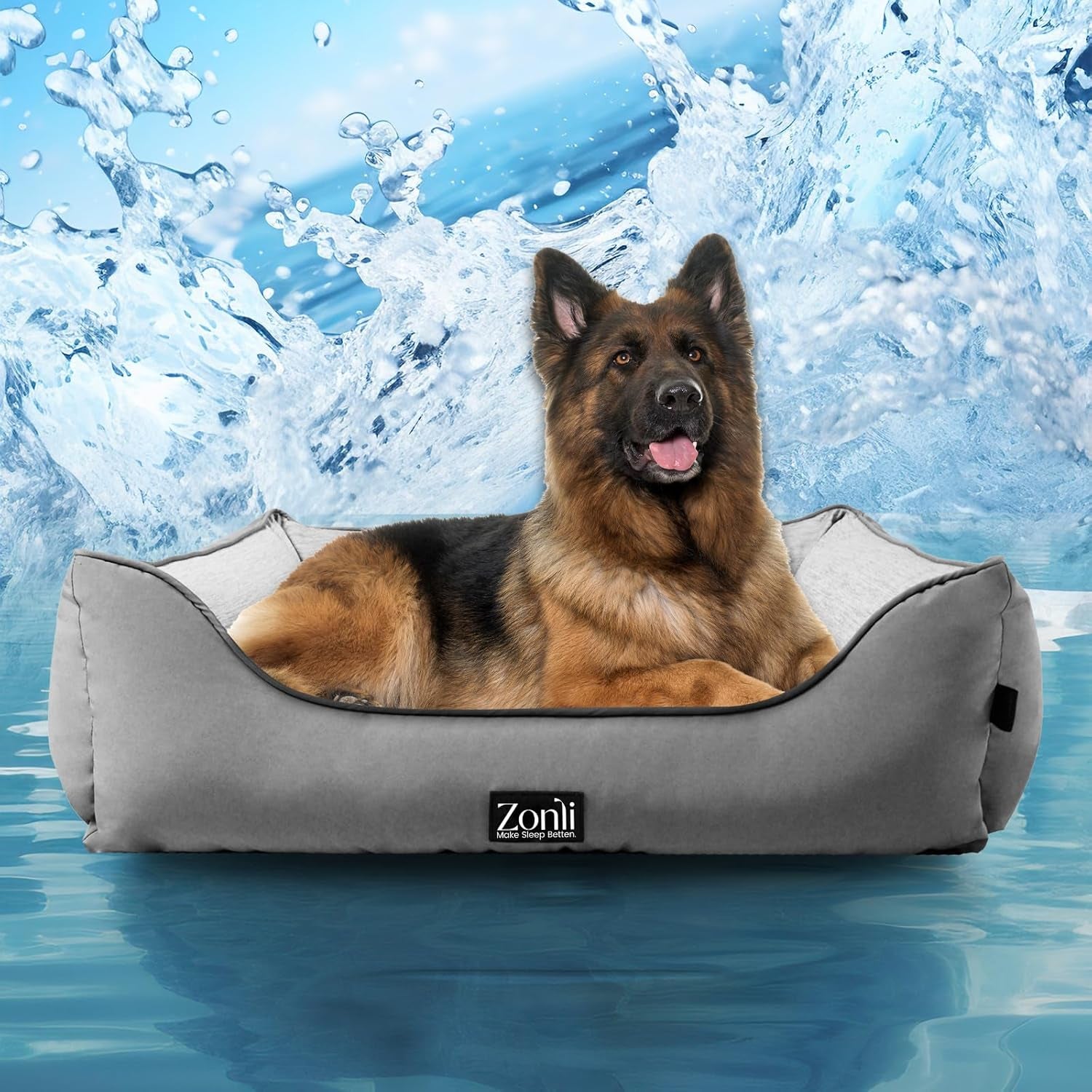 Large Dog Cooling Mat - Reversible Silicone Pet Cooling Pad, Durable & Washable, Ideal for Hot & Cold Use