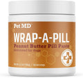 Pet MD Wrap a Pill – Peanut Butter Flavored Pill Paste for Dogs, Easy-to-Use Paste to Hide Pills and Medications