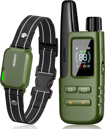 Advanced Waterproof Dog Shock Collar: 3300FT Range, 4 Training Modes, Rechargeable