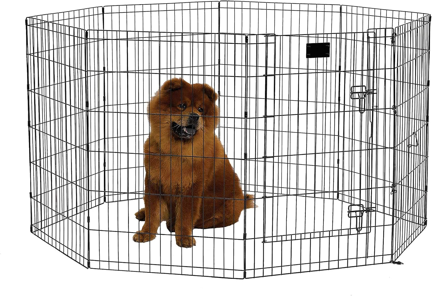 Midwest Foldable Metal Dog Exercise Pen – Portable Pet Playpen, Durable & Secure Outdoor/Indoor Dog Exercise Enclosure