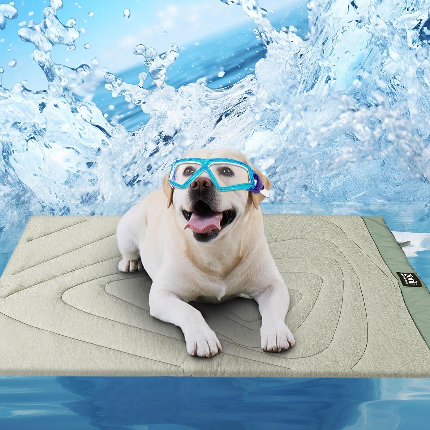 Large Dog Cooling Mat - Reversible Silicone Pet Cooling Pad, Durable & Washable, Ideal for Hot & Cold Use