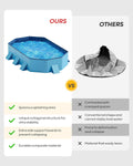 Peteast Foldable Dog Pool, Scratch Resistant, Octagonal, 71