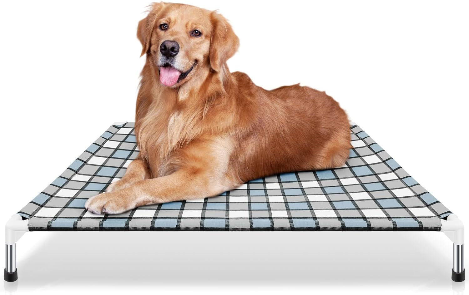 Elevated Taste Life Pet Bed, Raised Dog Cot for Small Pets - Comfort & Style