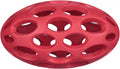 JW Pet Hol-Ee Roller, Puzzle Ball Dog Toy, Natural Rubber, Large, 5.5 Inch Diameter