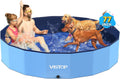 VISTOP XXL Foldable Dog Pool: Hard Plastic, Portable, 67