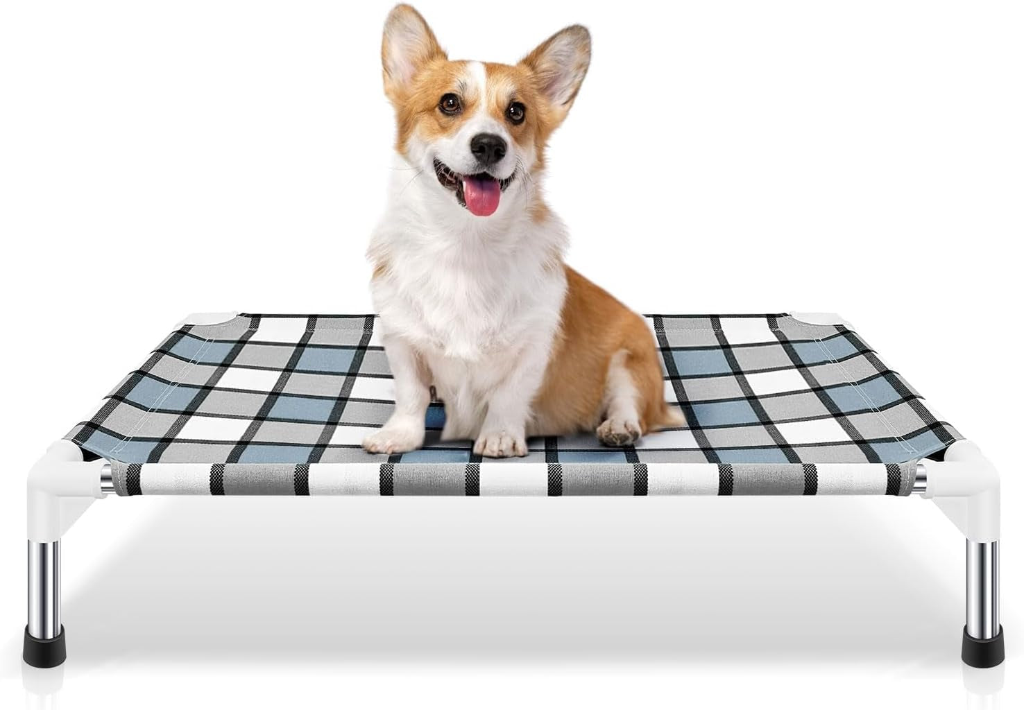 Elevated Taste Life Pet Bed, Raised Dog Cot for Small Pets - Comfort & Style