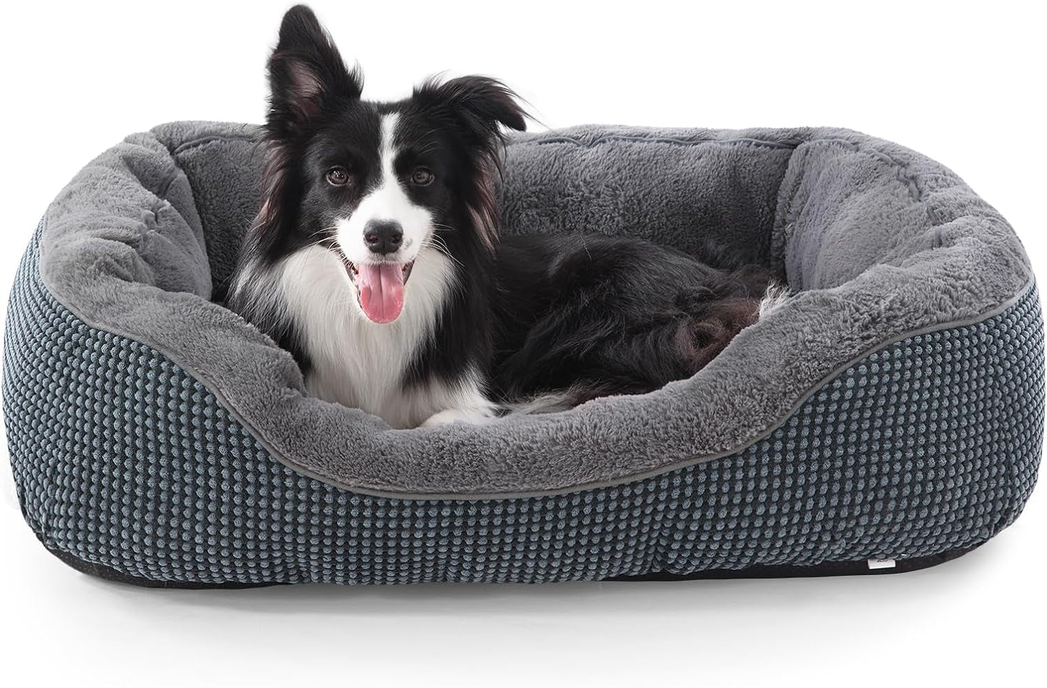 INVENHO Small Orthopedic Dog Bed - Washable, Anti-Slip for Small Dogs & Cats, 20"x19"x6"