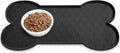 Anti-Slip Silicone Dog Food Mat - Waterproof, Raised Edge, Suitable for Small to Medium Pets