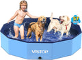 VISTOP XXL Foldable Dog Pool: Hard Plastic, Portable, 67