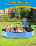 VISTOP XXL Foldable Dog Pool: Hard Plastic, Portable, 67