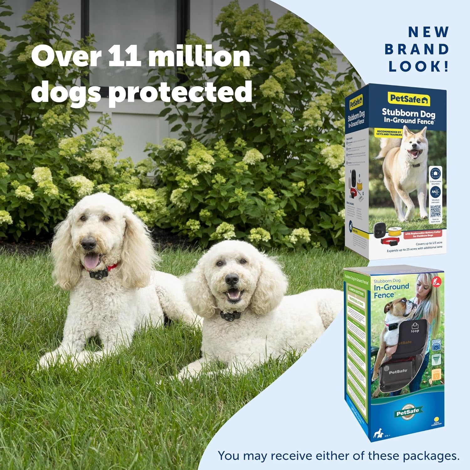 Stubborn Dog In-Ground Fence - For Hard-to-Train & Hearing-Impaired Dogs, Expandable Up to 25 Acres, Reliable & Secure