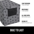 Gorilla Grip Heavy Duty Dog Crate Cover - Privacy Cover with Mesh Windows, Fits 30