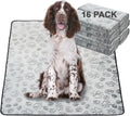 Qeils Reusable Washable Puppy Pads - 2 Pack Waterproof Non-Slip, Absorbent Training Mats for Crates, Playpens