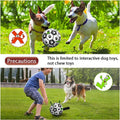 Dog Soccer Ball with Tug Straps, Interactive, Water Toy for Small & Medium Dogs - 6